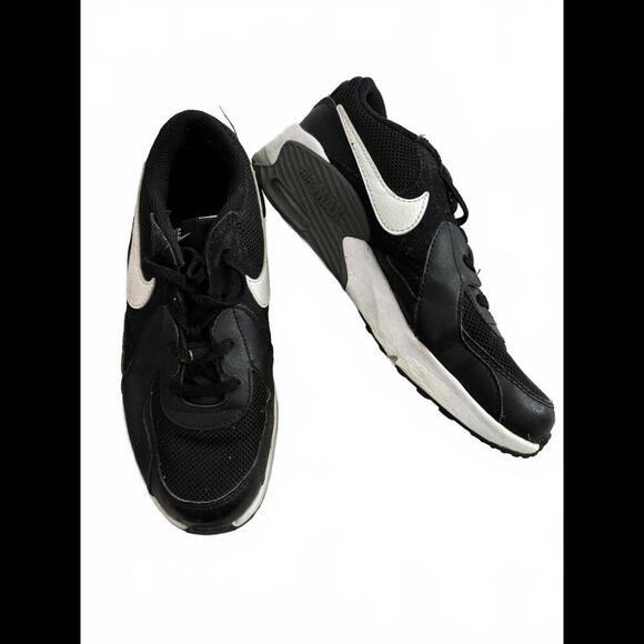 Nike Air Max Kids' Running Shoes - Size 3Y - Black/White W5 - Picture 1 of 4